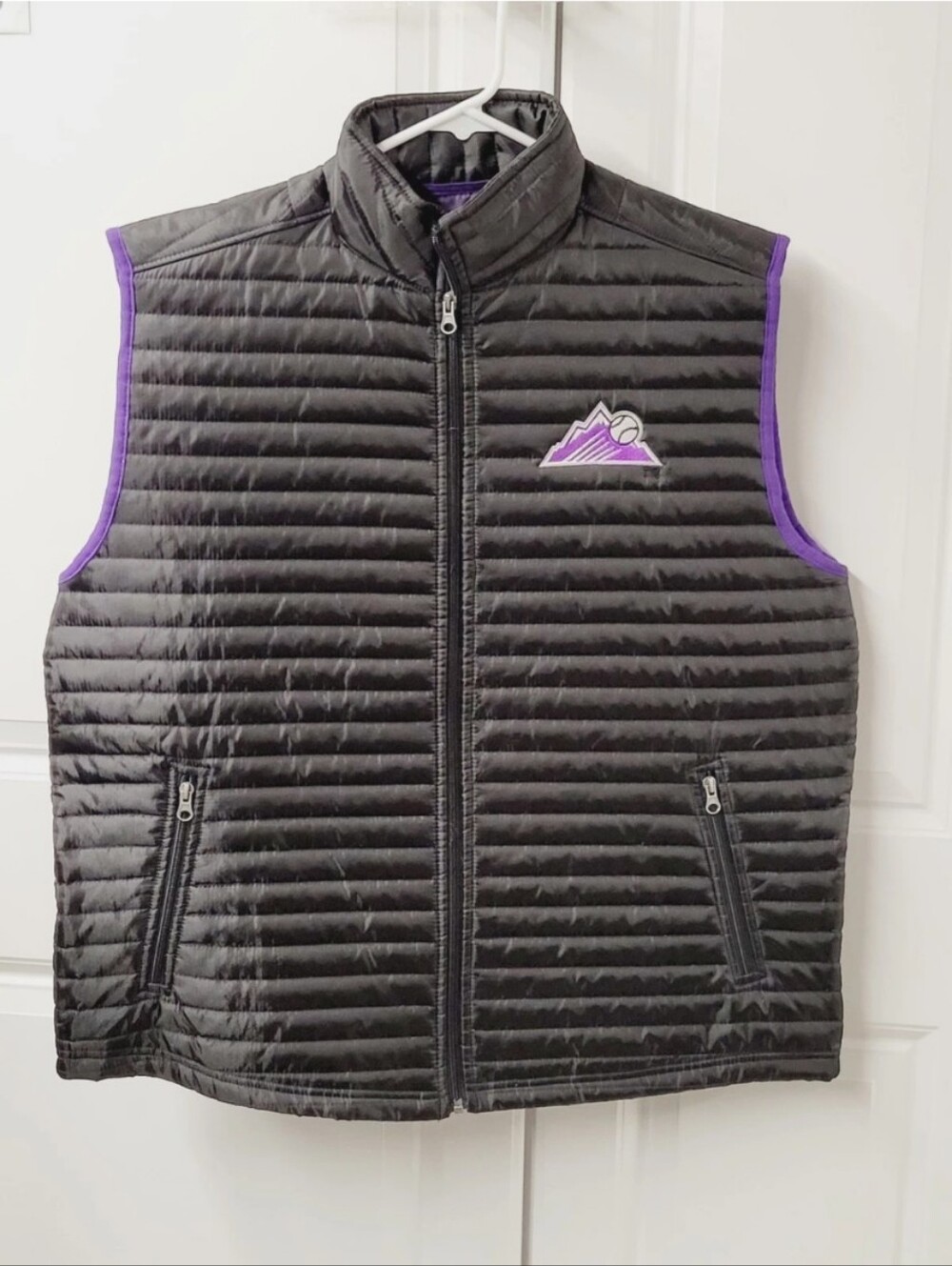 Colorado Rockies Vest Men's MLB Baseball Full Zip